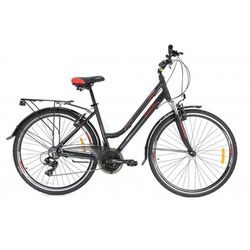 купить Велосипед Crosser CITY 700C 28" *18" Black/Red 700C-2054-21-18 в Кишинёве 