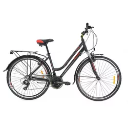 купить Велосипед Crosser CITY 700C 28" *18" Black/Red 700C-2054-21-18 в Кишинёве 