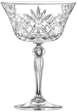 купить Посуда для напитков Promstore 32628 Set pahare pentru sampanie Melodia 6buc, 260ml в Кишинёве 