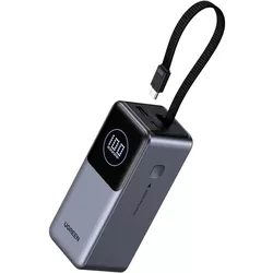 cumpără Acumulator extern USB (Powerbank) Ugreen 55365B, Nexode Flight Approved 20000mAh, 130W, with Built-in USB-C Cable, Grey în Chișinău 