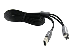 Lightning+Micro-USB Cable Remax, Binary, Black