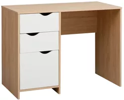 купить Офисный стол Deco Birou Camaro 100x51x76H White/Oak в Кишинёве 