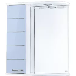 cumpără Oglindă baie Mashtab 5669 Modern 600x200x720 Alb-Albastru în Chișinău 