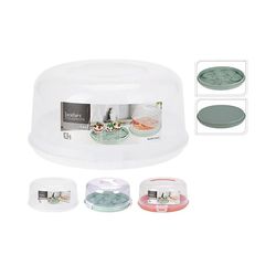 купить Контейнер для хранения пищи Excellent Houseware 55119 Platou pentru tort cu capac D25cm, H14cm в Кишинёве 