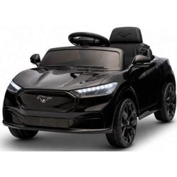 cumpără Mașină electrică pentru copii Kids car 8010341-2CR_Black Ford Mustang Mach-E, 24V5AH, scaune din piele în Chișinău 