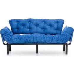cumpără Canapea Trendy Nitta Triple Albastru, extensibila (3 locuri) în Chișinău 