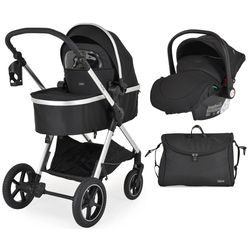 cumpără Сărucior pentru copii Moni Alina Black Onyx, 3in1 transformabil în Chișinău 