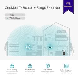 Wi-Fi AC Dual Band Range Extender/Access Point TP-LINK "RE550", 1900Mbps, 3xExternal Antennas, MIMO
