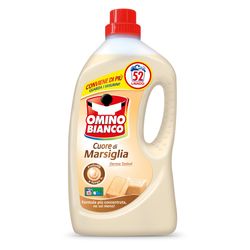 Omino Bianco cu Sapun de Marsiglia detergent lichid, 52 spălări, 2600ml