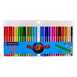Фломастеры Centropen 30 цветов