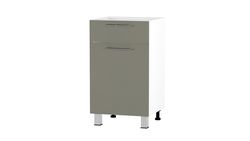Kitchen lower cabinet 1 door + 1 box, 500 mm