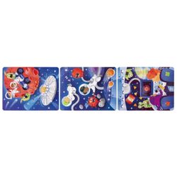 cumpără Puzzle Hape E1646 Set puzzle 3 în 1 Aventura în Spațiu în Chișinău 