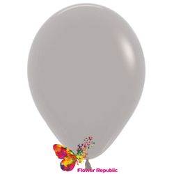 Латексный воздушный шар Серебрянный -30 см