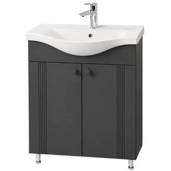 купить Шкаф под умывальник Mashtab S12454 Palma (Basic) cu 2 uși 650x370x850 Antracit mat в Кишинёве 