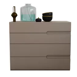 купить Комод Bayro Modena 1000x810x450 МДФ 18мм Ручка Sorrento серый камень в Кишинёве 