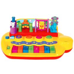 Kiddieland Пианино Зверята на качелях