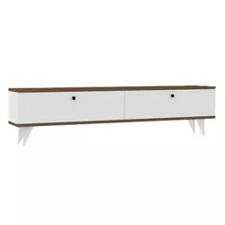 cumpără Comodă TV Trendy Suport TV, Paris, Albnuc, 160x35x25cm în Chișinău 