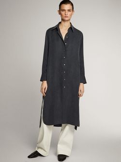 Платье Massimo Dutti Серый 6632/530/818