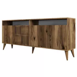 cumpără Casetieră Trendy Milano, Nuc 180x78x35cm în Chișinău 