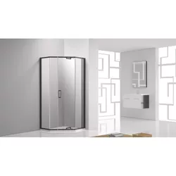 cumpără Cabină de duș miscellaneous GR03 90x 90x200 MATTE BLACK 8mm în Chișinău 