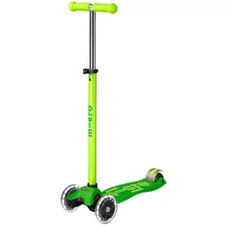 cumpără Trotinetă Micro MMD232 Maxi Deluxe Neon LED Parrot Green în Chișinău 