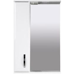 купить Зеркало для ванной Bayro Allure 550x750 левый белый мат в Кишинёве 