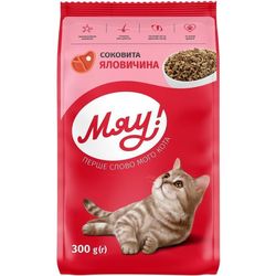 cumpără Hrană pentru animale de companie Мяу! 24231116 Hrană uscată pentru pisici adulte, carne de vită, 21 x 300 g în Chișinău 