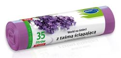 Пакеты для мусора с завязками 35л. 15шт. Stella Pack лаванда