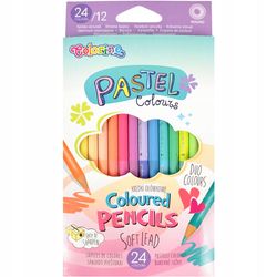 Creion colorat "Pastel" Colorino 12/24 culori