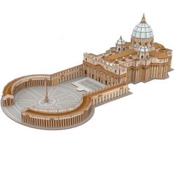 купить Головоломка Cubik Fun C244h 3D puzzle Bazilica Sf. Petru, 68 elemente в Кишинёве 