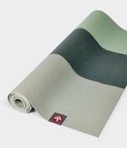 Коврик для йоги Manduka eKO lite green ash stripe  -4мм