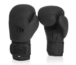 Перчатки боксерские 8 oz Yakimasport 100509 black/matt (6171)