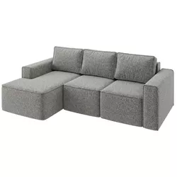 купить Диван Sofyno HUGO canapea de colț extensibilă L (Rock 04 Gri) в Кишинёве 