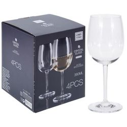 купить Посуда для напитков Promstore 38734 Набор бокалов для белого вина Agio Gold-cut 4шт, 380ml в Кишинёве 