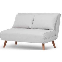 cumpără Canapea Trendy Folde Teddy Fabric-Crem (2 locuri) în Chișinău 