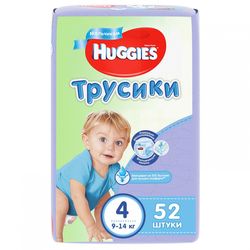 Трусики Huggies Little Walkers 4 BOY (9-14 кг) 52 шт