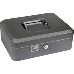 cumpără Cashboxe Viro 5281 Silver (90x250x180) cu cheie, art.03.032 în Chișinău 