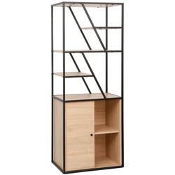 cumpără Raft de birou Deco Agis Plus 60x40x160H Oak/Black în Chișinău 