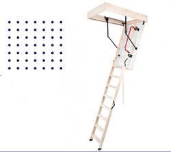 Чердачная деревянная лестница Termo 120*70*280