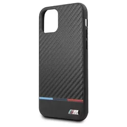 купить Чехол для смартфона CG Mobile BMW M Carbon Tricolore Cover for iPhone 11 Pro Max Black в Кишинёве 