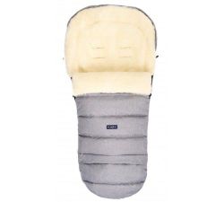 Конверт прогулочный из натуральной шерсти Womar Zaffiro IGrow Wool Melange Grey