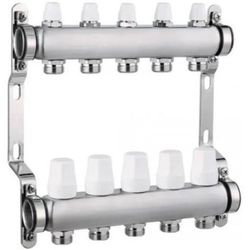 купить Комплект распределителей Hydro S Colector complet din Inox, 4 căi 1"x3/4" (0711661) в Кишинёве 