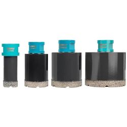 купить Набор головок, бит, насадок Bihui DBDFK4 Набор алмаз.коронок M14 4шт Ø25/40/60/68mm в Кишинёве 