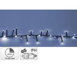 купить Гирлянда Excellent Houseware 56487 Luminite de Craciun Fir-cascada 1060 LED (750/310) 15m timer alb в Кишинёве 