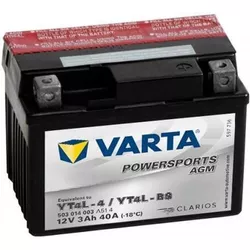 cumpără Acumulator auto Varta 12V 3AH 40A(EN) (114x71x86) YT4L-BS AGM (503014004I314) în Chișinău 