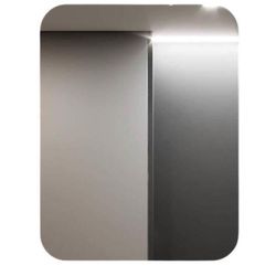 купить Зеркало для ванной Bayro Sonata 600x760 правый белый в Кишинёве 