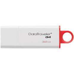 купить Флеш память USB Kingston DTIG4/32GB, White/Red в Кишинёве 