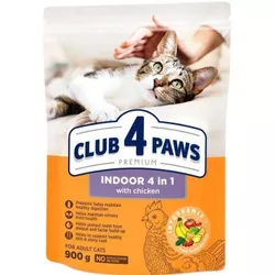 cumpără Hrană pentru animale de companie CLUB 4 PAWS 24231021 Hrană uscată Premium Indoor 4 în 1 pentru pisici adulte, pui de găină, 8 x 900 g în Chișinău 