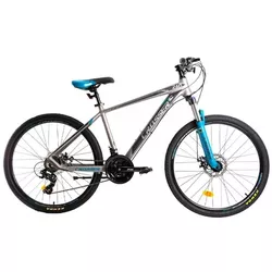 купить Велосипед Crosser SOLO 27.5" 21 21S Shimano+Logan Hidraulic/29" 075-C-27.5" 075-C-21/Black/Blue в Кишинёве 