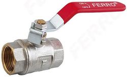 cumpără Supapă de închidere Ferro Robinet bila apa maneta lunga 3/4" FF KP2 // KFP2 în Chișinău 